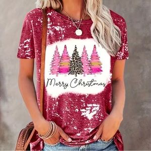 1238. 🎉🎄Christmas Holiday Short Sleeve Shirt